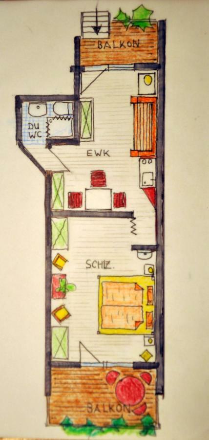 קרסברון אם בודנזי Ferienwohnung F. Keller מראה חיצוני תמונה